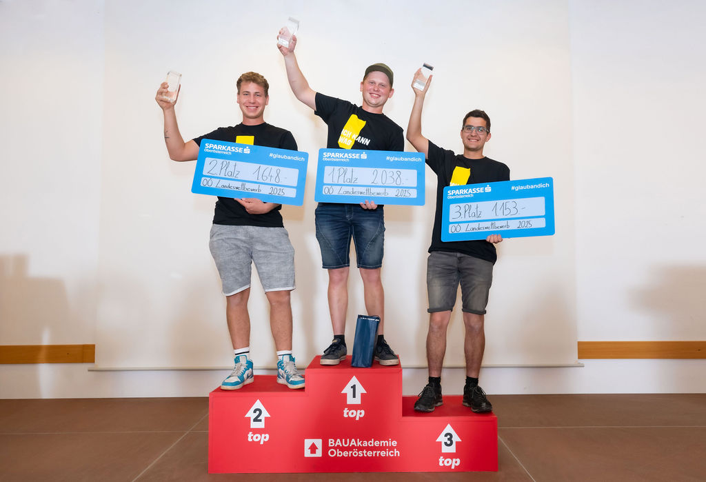 2025_Landeswettbewerg_BAUAkademie BWZ OÖ_Sieger