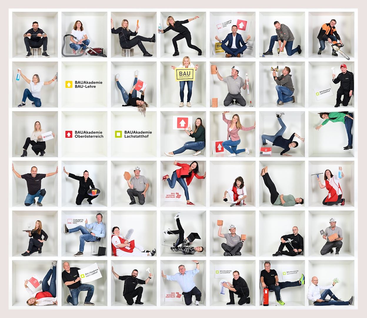 Teamtfoto BAUAkademie OÖ